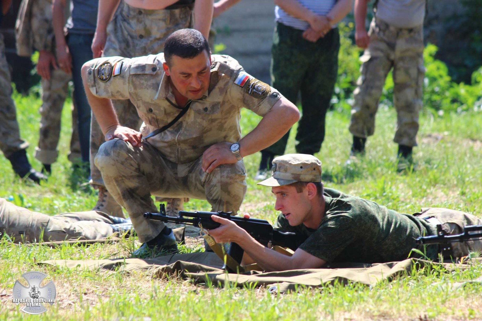Будни боевой подготовки Народного ополчения Крыма