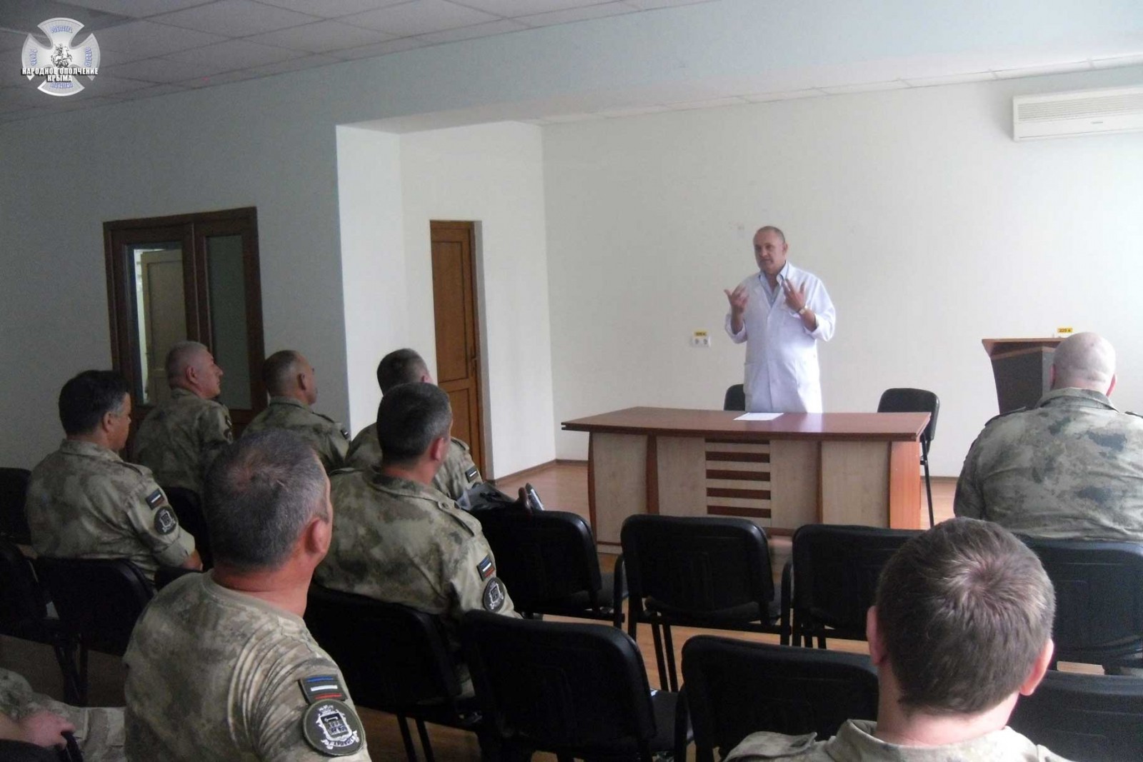 Армянский отдел Народного ополчения провел занятия по медицинской подготовке