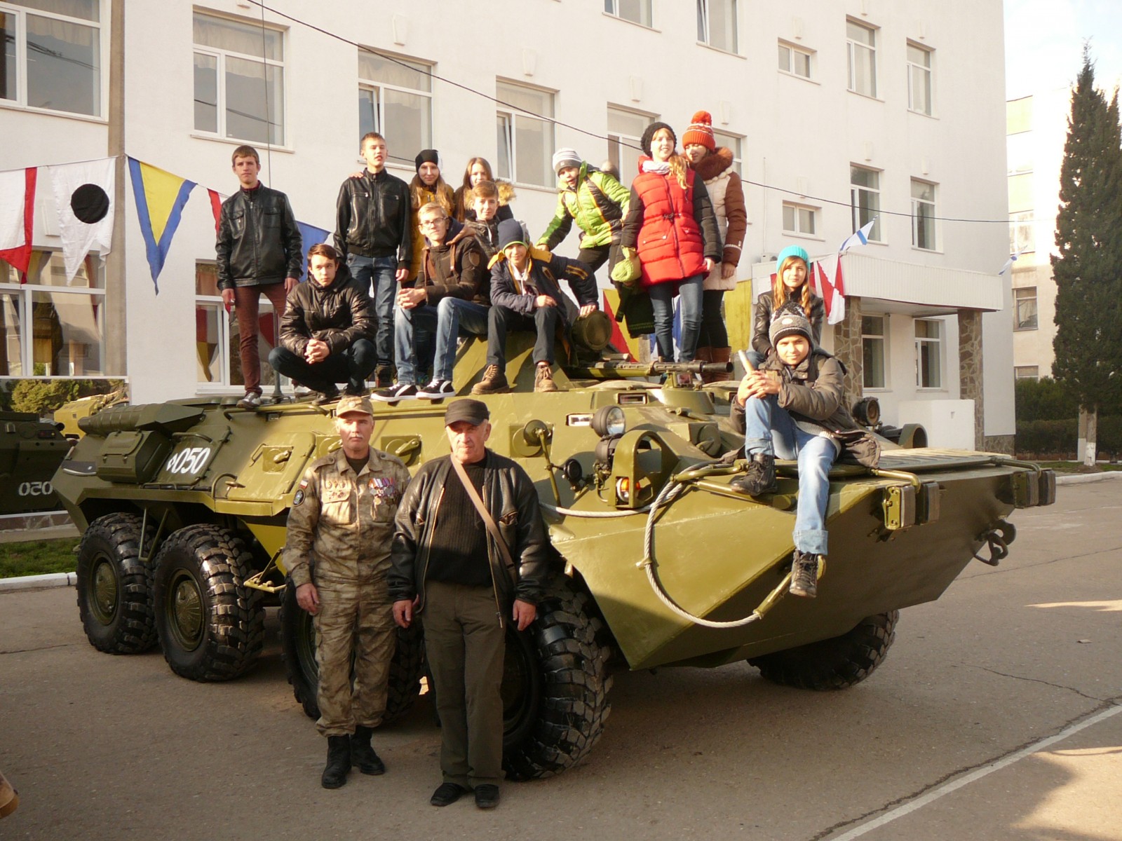 Юные морские пехотинцы военно-патриотического клуба «БАГИРА» на праздновании дня Морской Пехоты России 1