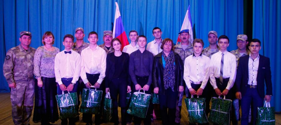 Ополченцы провели встречу с учащимися Родниковской школы-гимназии