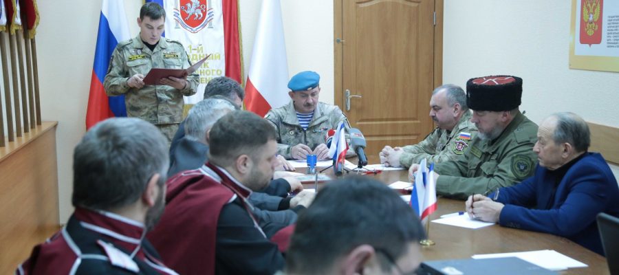 Народное ополчение Республики подписало соглашение о сотрудничестве с шестью общественными организациями Крыма