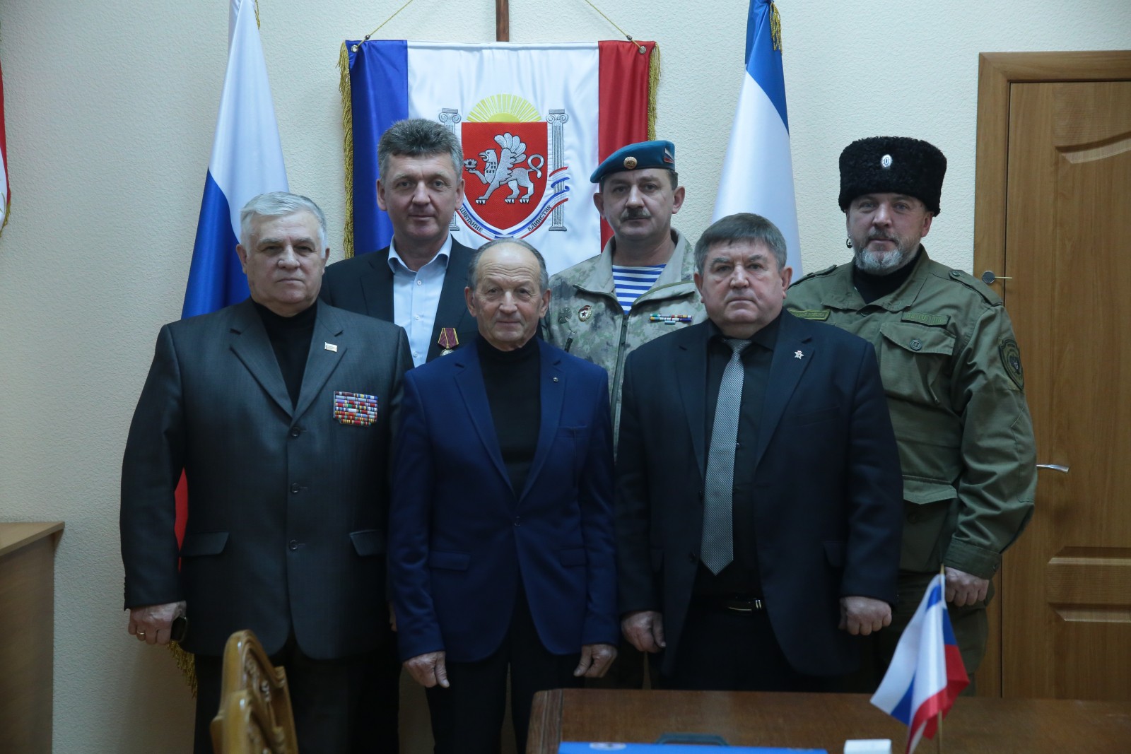 Совещание по подведению итогов деятельности полка Народного ополчения Республики Крым