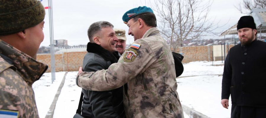 Ополченцы встретились с ветераном «Беркута» Олегом Ефимовым
